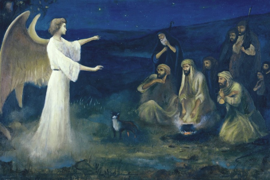 Angel Announces the Holy Night Christs Birth 900x600 天使に翼は無く、人間に見ることは出来ない！カトリック神父が興味深い発言。