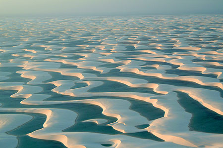 lencois aerialview レンソイス水晶砂漠！長い歴史を感じる白い砂漠！