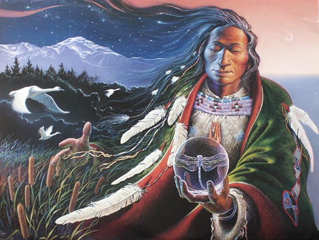 native62MedicineWomanHealing 3000年前のインディアン、シルバー・バーチ。声として現れた預言者！
