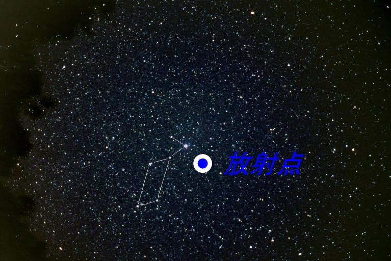 S 010330 0045cfars こと座流星群、2014年は4月23日の午前3時が見ごろ！