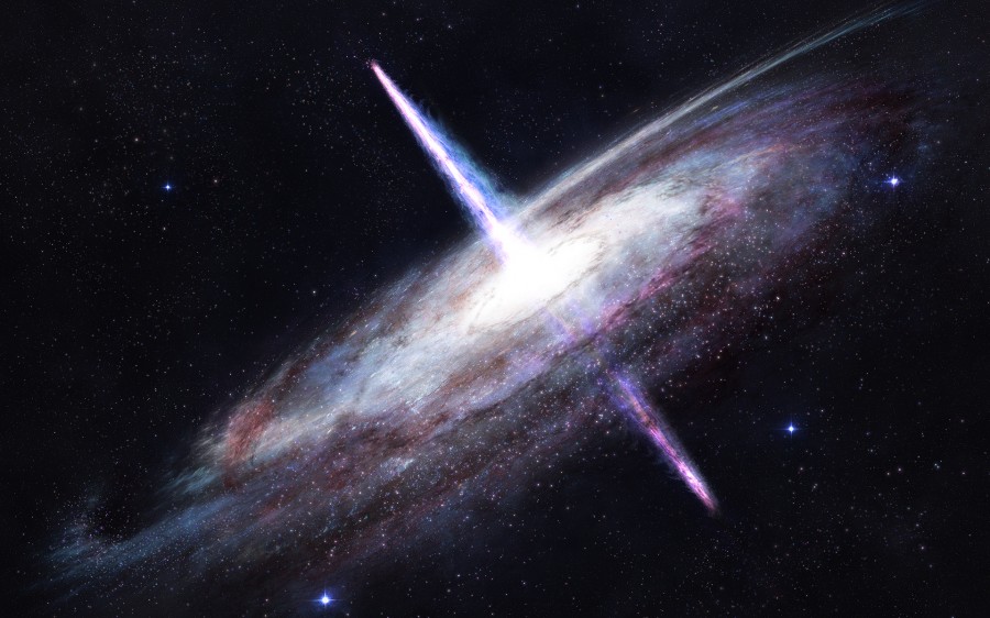 167738 900x562 クェーサー、ブラックホールから抜け出す存在。