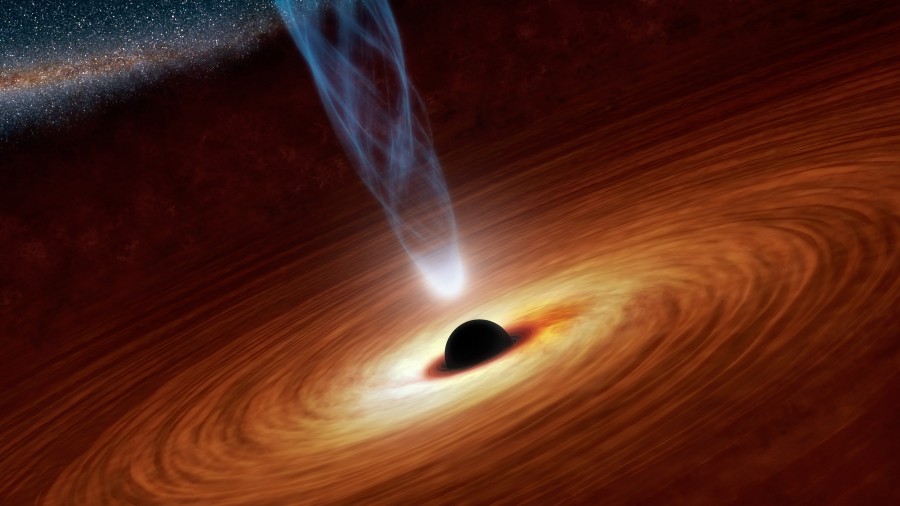 8ab72e4a8565aab0e7aff552360fd8ea 900x506 クェーサー、ブラックホールから抜け出す存在。