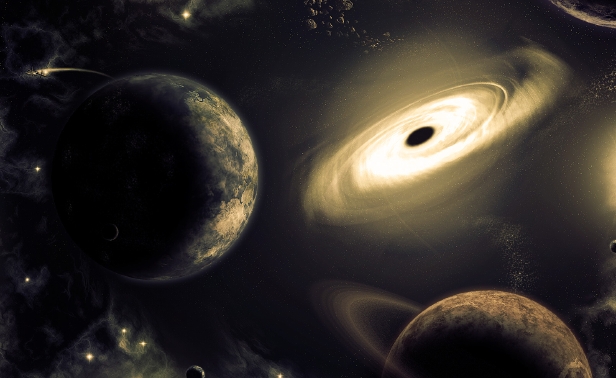 Black hole in Solar System ブラックホールが地球に接近したら。