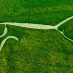 アフィントンの白馬。3000年前の地上絵。